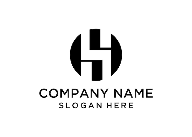 Diseño de logotipo de vector de negocio S SH HS