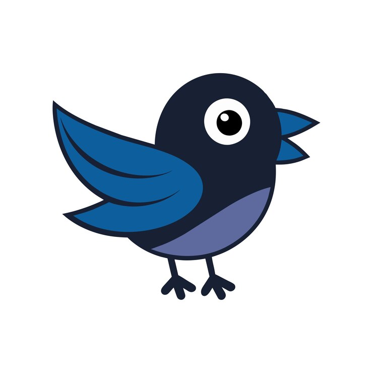 Diseño del logotipo del vector de pájaros