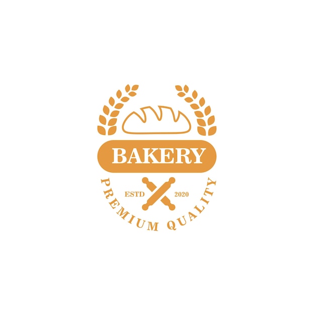 diseño de logotipo de vector de panadería
