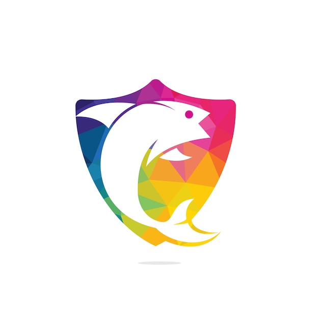 Diseño de logotipo de vector de pescado