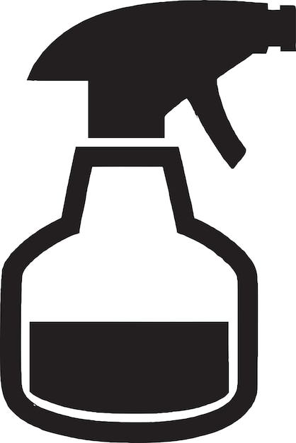 El diseño del logotipo del vector de regadera