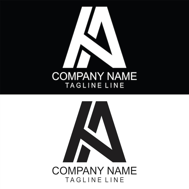 Diseño de logotipo de vector ta diseño de logotipo de monograma