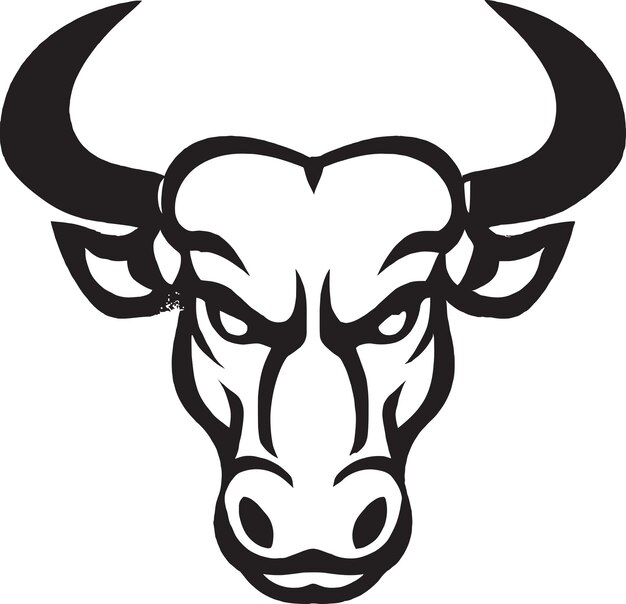 Diseño de logotipo de vector de toro de carga para marcas Energy o PowerThemed