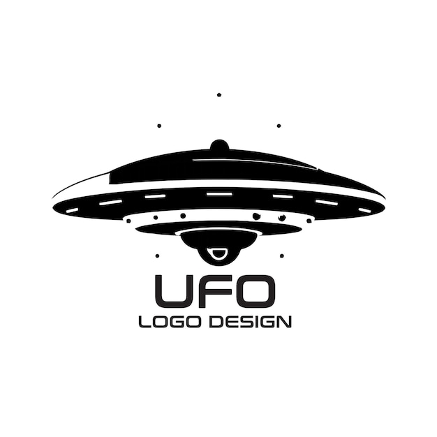 Diseño del logotipo del vector UFO