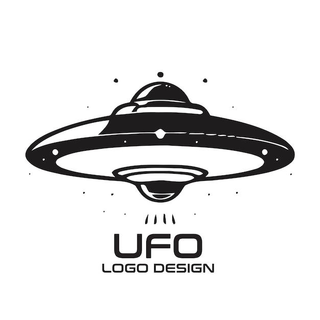 Diseño del logotipo del vector UFO