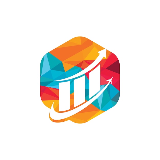 Diseño del logotipo del vector de viajes de negocios