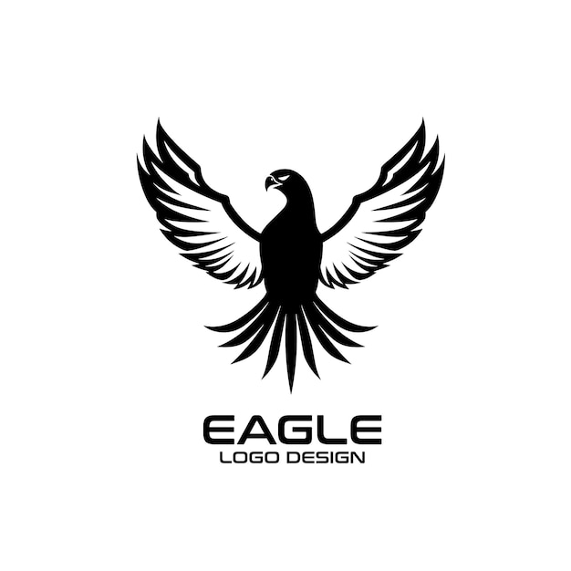 Diseño del logotipo vectorial del águila