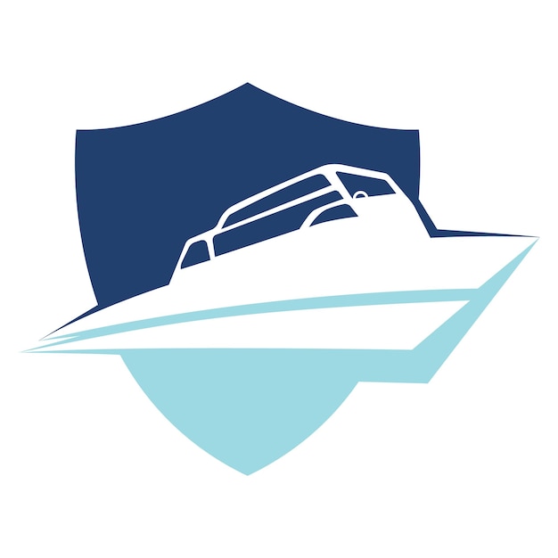 Diseño de logotipo vectorial de barco de vela Símbolo de icono de barco de vela