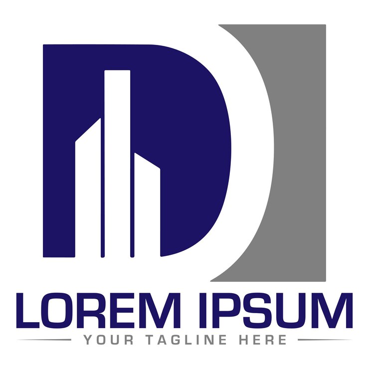 Vector diseño de logotipo vectorial de bienes raíces arquitectura de construcción elemento de plantilla de diseño de logotipo de edificio