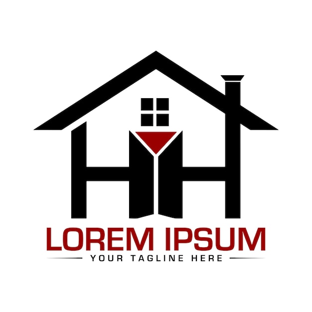 Diseño de logotipo vectorial de bienes raíces Diseño de logotipo de bienes raíces de edificios