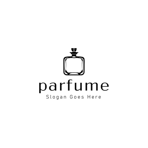 Diseño de logotipo vectorial de botella