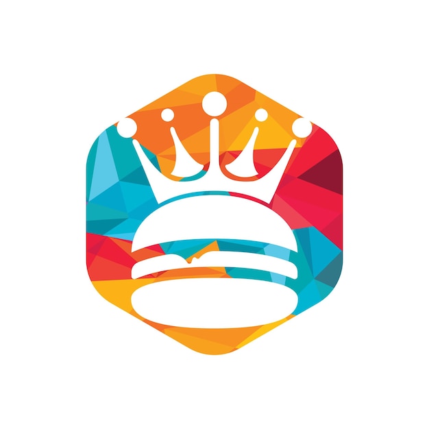 Vector diseño de logotipo vectorial burger king