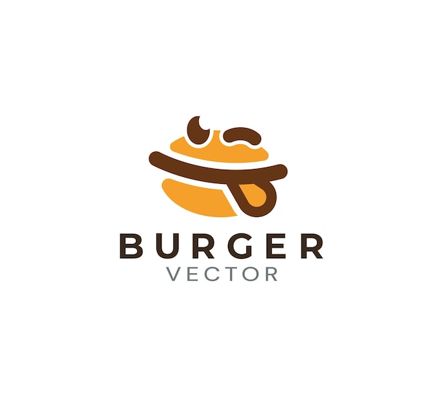 Diseño del logotipo vectorial de Burger