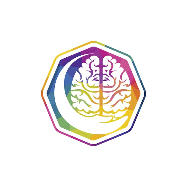 Diseño de logotipo vectorial para el cuidado del cerebro