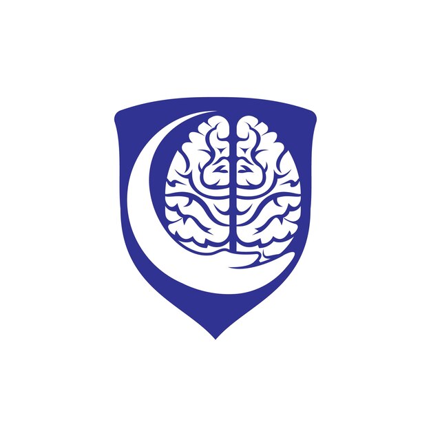 Diseño de logotipo vectorial para el cuidado del cerebro