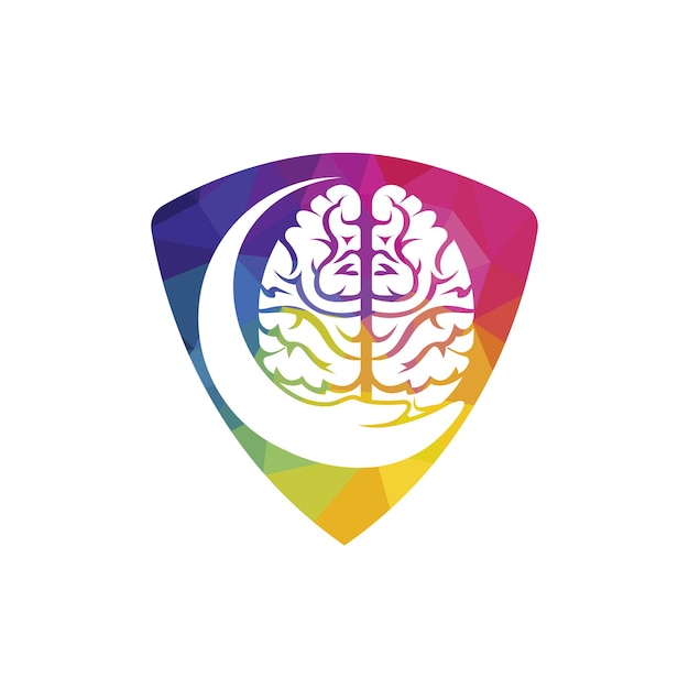 Diseño de logotipo vectorial para el cuidado del cerebro