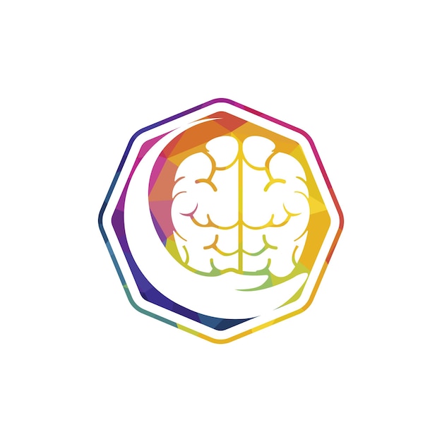 Diseño de logotipo vectorial para el cuidado del cerebro