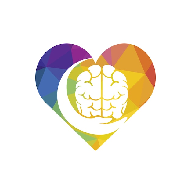 Diseño de logotipo vectorial para el cuidado del cerebro