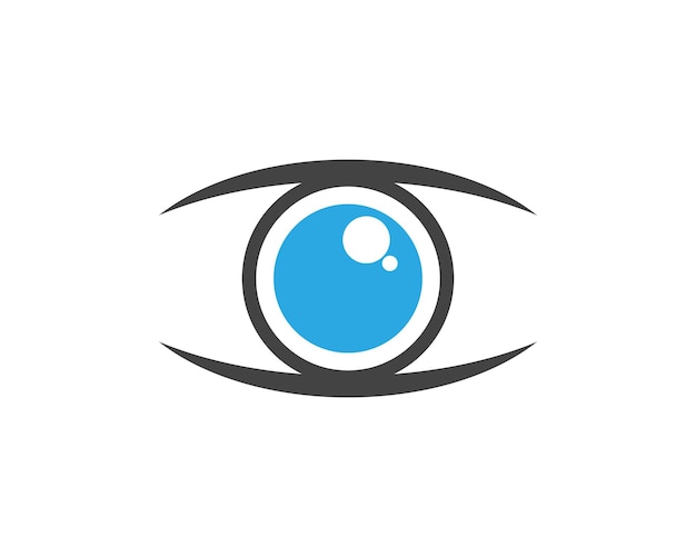 Diseño de logotipo vectorial para el cuidado de los ojos