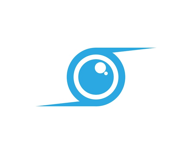 Diseño de logotipo vectorial para el cuidado de los ojos