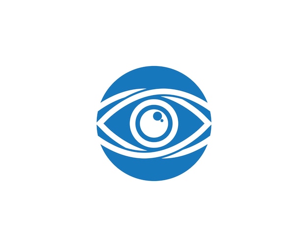 Diseño de logotipo vectorial para el cuidado de los ojos