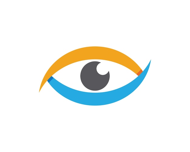 Diseño de logotipo vectorial para el cuidado de los ojos