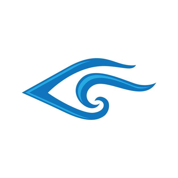 Diseño de logotipo vectorial para el cuidado de los ojos