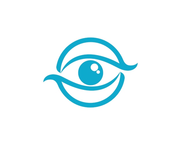 Diseño de logotipo vectorial para el cuidado de los ojos