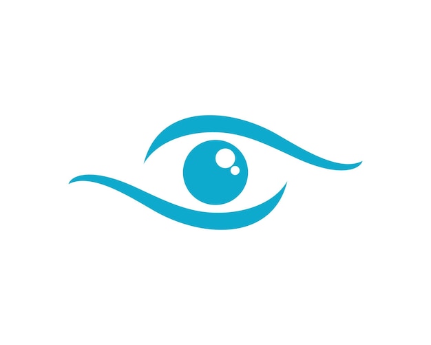 Diseño de logotipo vectorial para el cuidado de los ojos