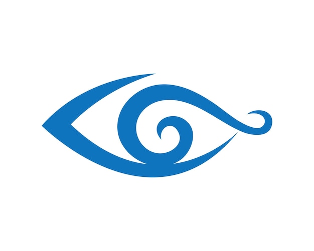 Diseño de logotipo vectorial para el cuidado de los ojos