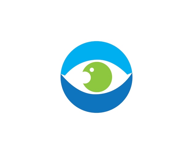Diseño de logotipo vectorial para el cuidado de los ojos