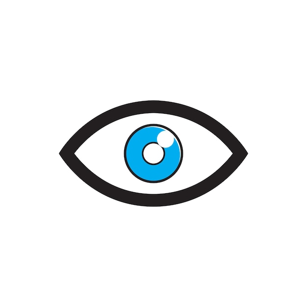 Diseño de logotipo vectorial para el cuidado de los ojos