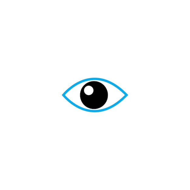 Diseño de logotipo vectorial para el cuidado de los ojos