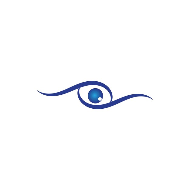 Diseño de logotipo vectorial para el cuidado de los ojos
