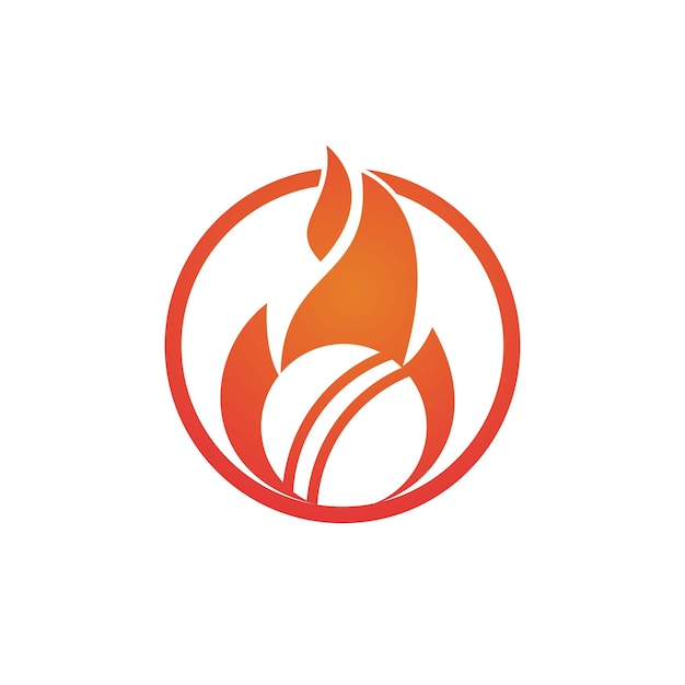 Diseño de logotipo vectorial de deportes de críquet