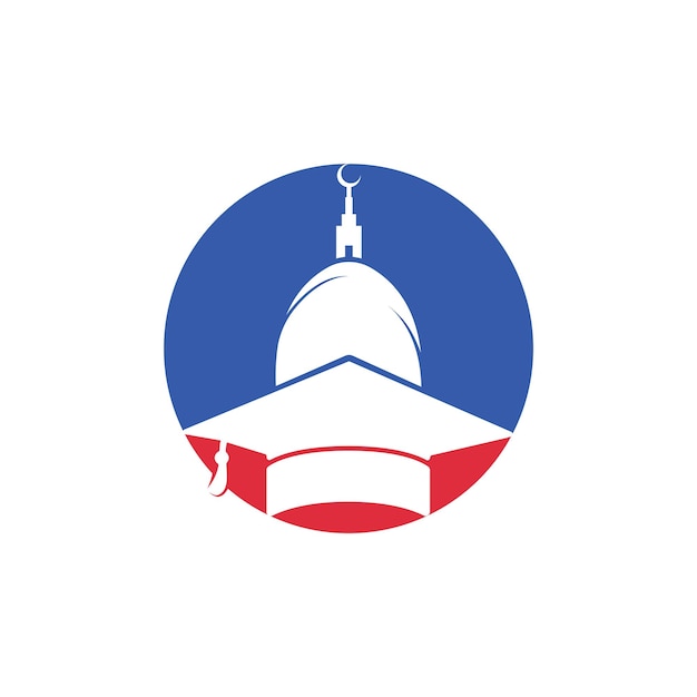 Diseño de logotipo vectorial de educación islámica