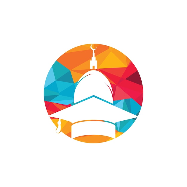 Diseño de logotipo vectorial de educación islámica