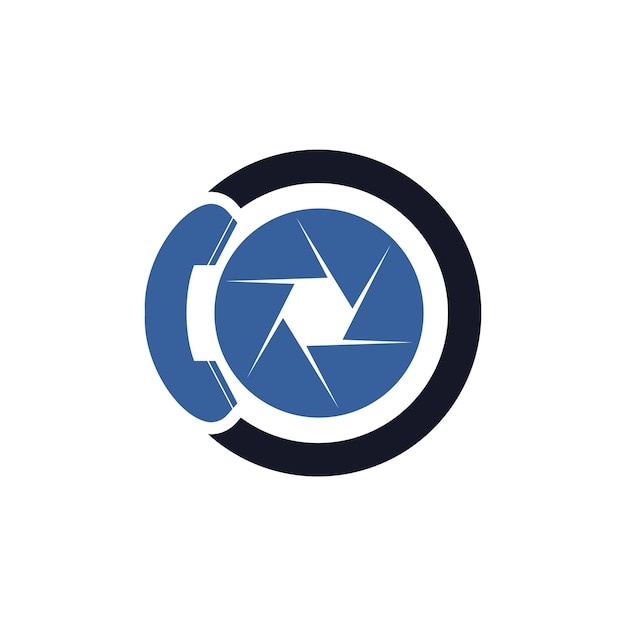Diseño de logotipo vectorial de fotollamada