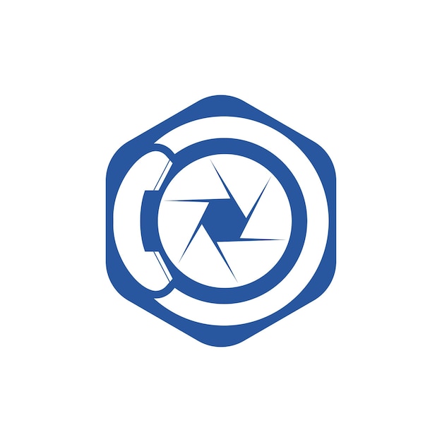 Diseño de logotipo vectorial de fotollamada