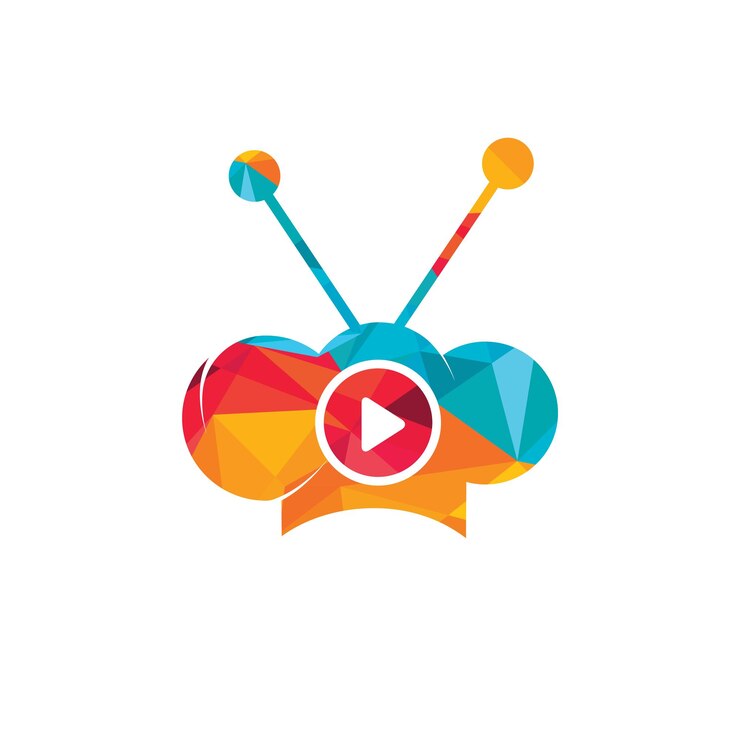 Vector diseño de logotipo vectorial de juego de chef