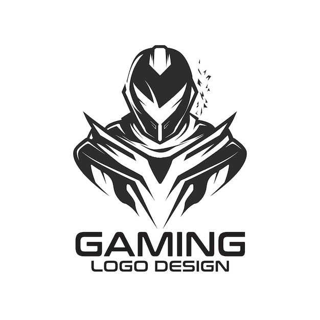 Diseño de logotipo vectorial de juegos