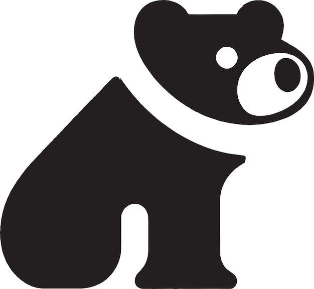 Diseño de logotipo vectorial Kodiak Bear para equipos deportivos