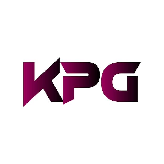 El diseño del logotipo vectorial de KPG es un resumen creativo de la letra inicial, el símbolo inicial y el icono.