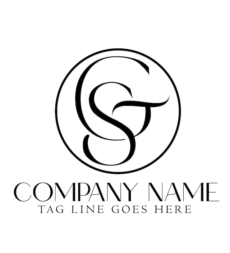 Vector diseño de logotipo vectorial de letras gs o sg para un negocio de inicio de salón de joyería de lujo