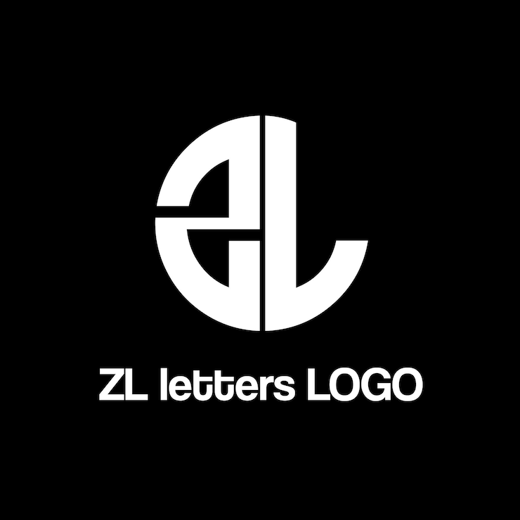 Vector diseño del logotipo vectorial de letras zl