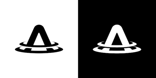 un diseño de logotipo vectorial de monograma de letras