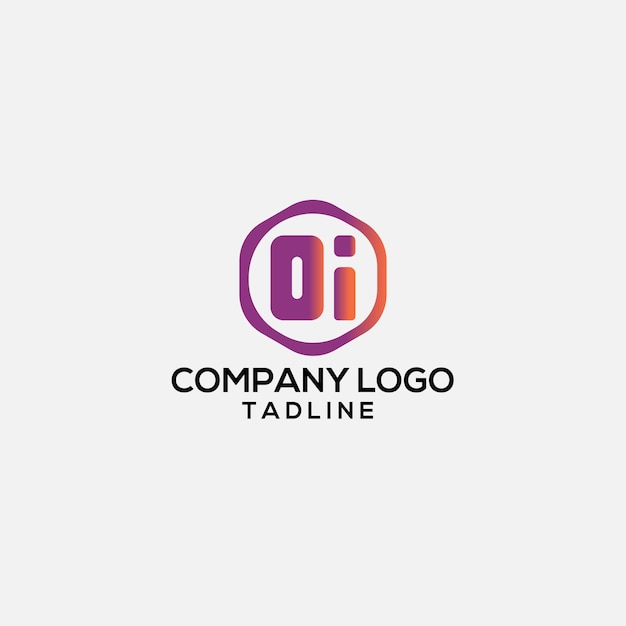 diseño de logotipo vectorial oi