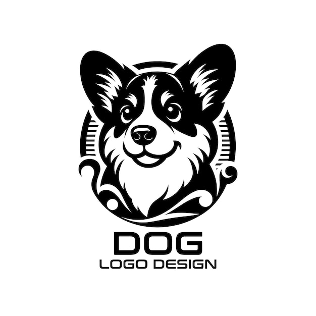 Diseño de logotipo vectorial para perros