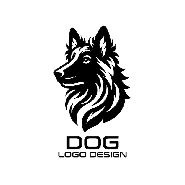 Diseño de logotipo vectorial para perros