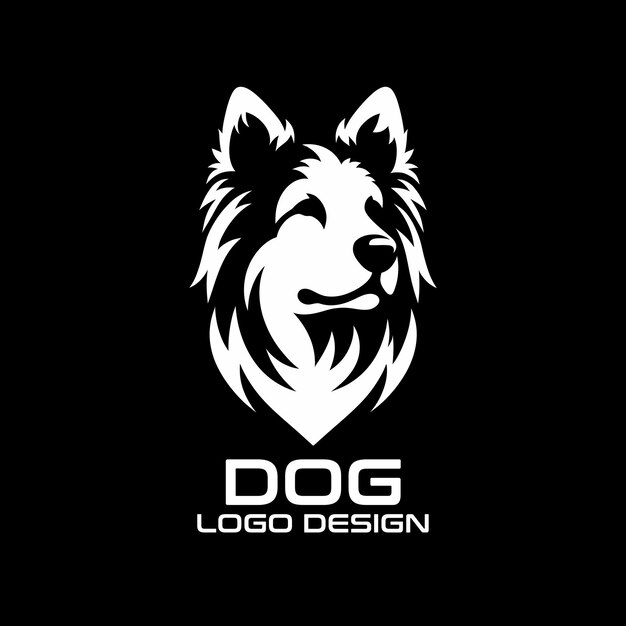 Diseño de logotipo vectorial para perros